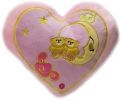 Плюшена играчка Сърце с двойка на Луна 40см